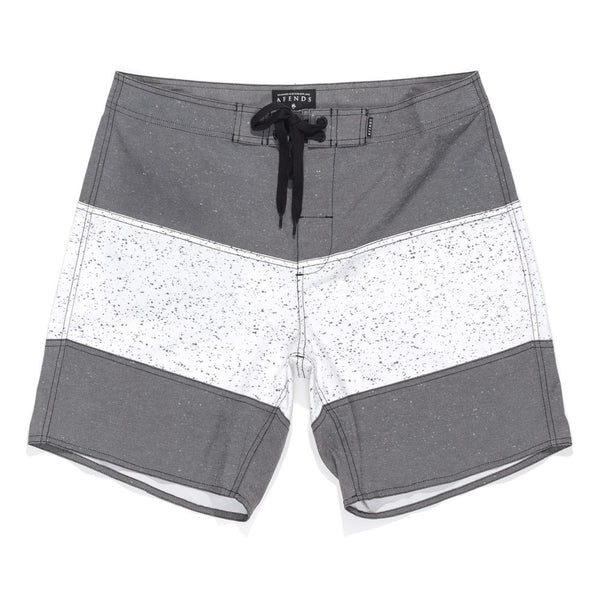 Afends Easyrider Static - 16.5" Fixed Waist Swim Shorts - Static