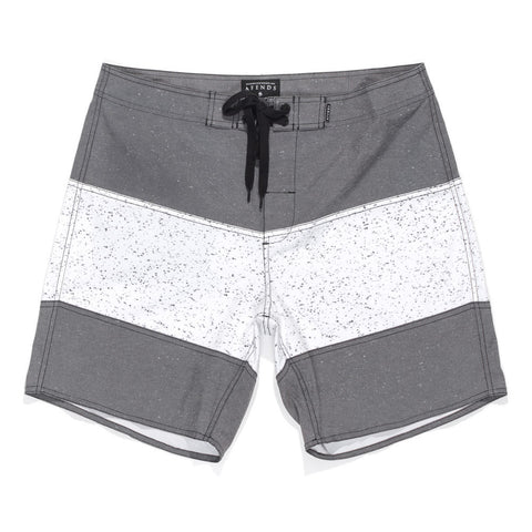 Afends Easyrider Static - 16.5" Fixed Waist Swim Shorts - Static