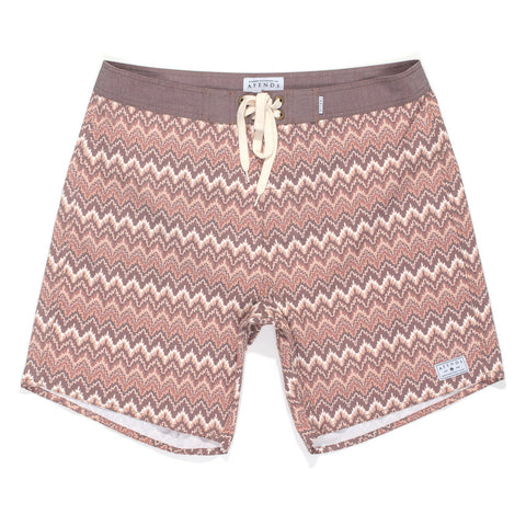 Afends Easyrider Crochet - 16.5" Fixed Waist Swim Shorts - Crochet
