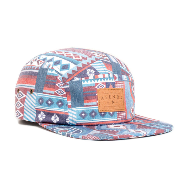 Afends South America - 5 Panel Hat - Patches