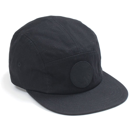 Afends Rolled Black - 5 Panel Hat - Black