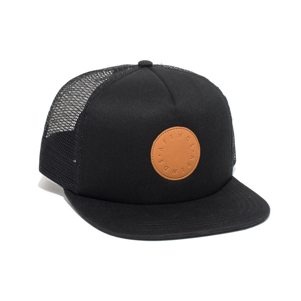 Afends Tar - Trucker Cap - Black