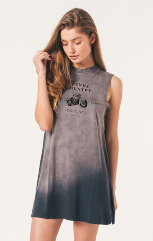 Afends Oyl - Bandcut Dress - Oil