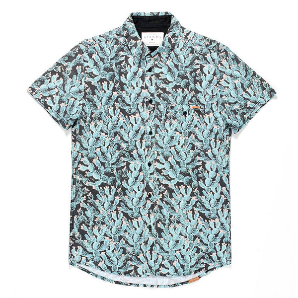Afends Desert Punk - Short Sleeve Shirt - Cactus