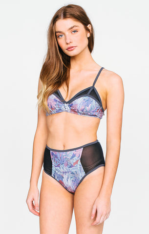 Afends Hiya - High Waist Bikini - Jungle