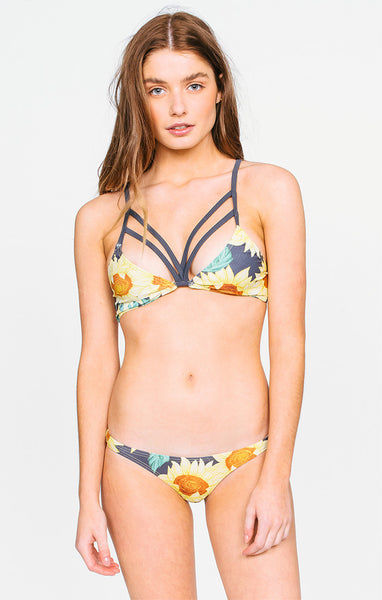Afends Riot - Brazilian Bikini - Sunflowers