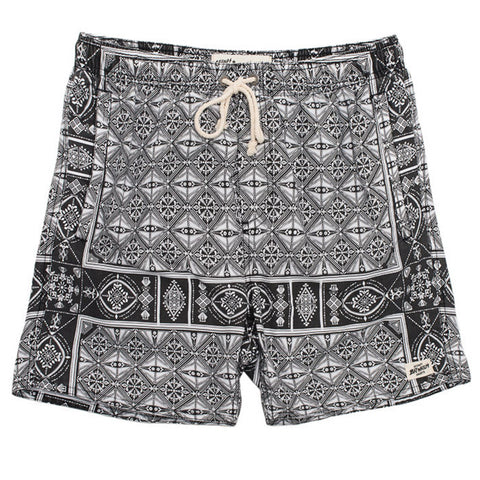 Afends Baywatch Bandana - 16.5" Elastic Waist Boardshorts - Bandana