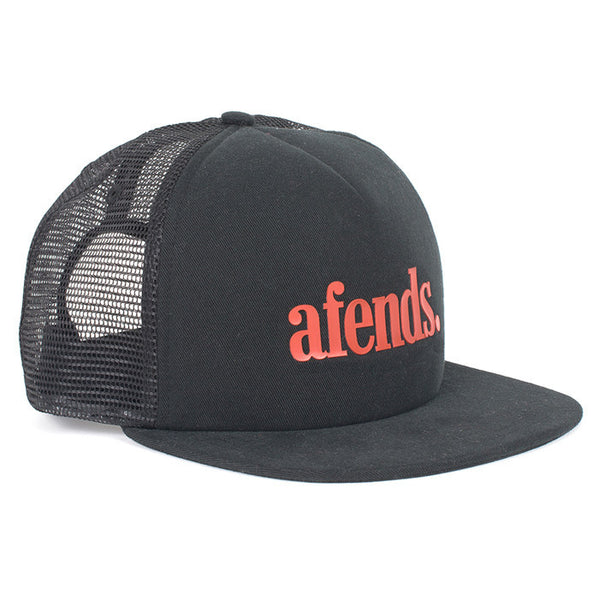 Afends Big Rig - Trucker Hat - Faded Black
