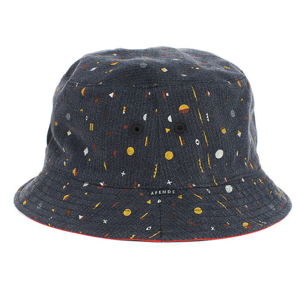 Afends Common - Reversible Bucket Hat - Navi