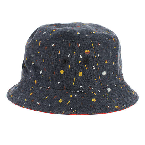 Afends Common - Reversible Bucket Hat - Navi