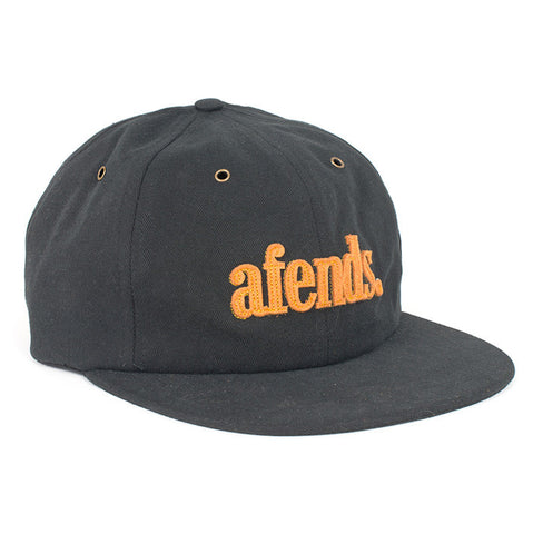 Afends Country - 6 Panel Hat - Faded Black