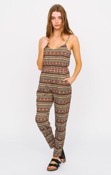 Afends Eskimo - Jumpsuit - Fair Isle