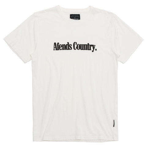Afends No Country - Slim Fit Tee - Natural