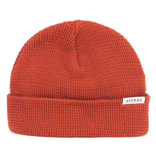 Afends Ruffle - Casual Beanie - Rust