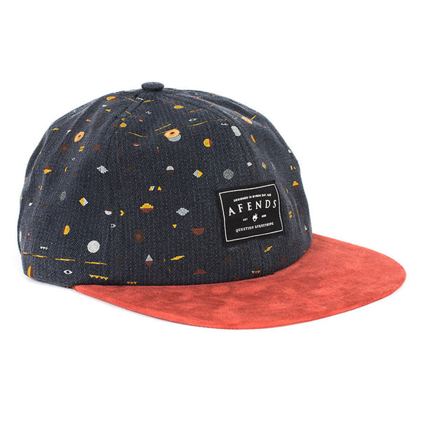 Afends Yang - 6 Panel Hat - Navi