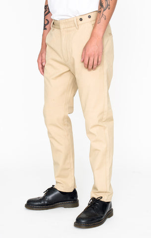Afends Boardwalk Pants - Old Man Pants - Tan Canvas