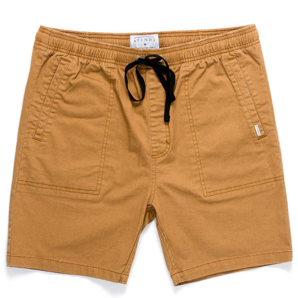 Afends The Sloth - Walkshorts - Bone Brown