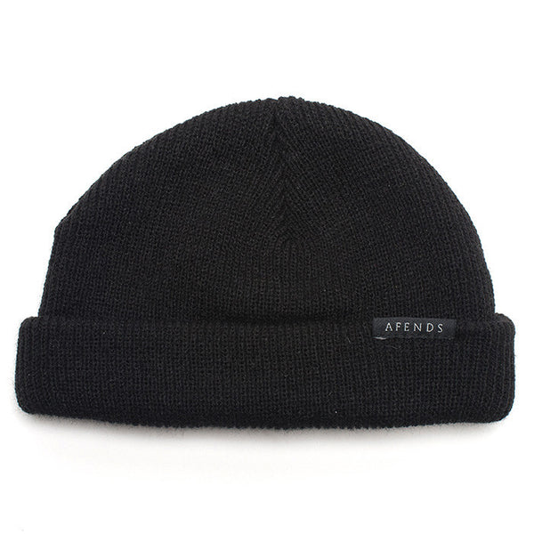 Afends Blackness - Warfie Beanie - Black